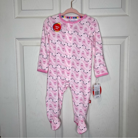 Magnetic Me PINK SIGNED SEALED DELIVERED MAGNETIC MODAL FOOTIE Sz 3-6M - Picture 1 of 5